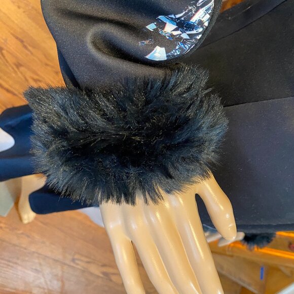 Clover Canyon Reversible Chandelier Faux Fur Jacket Size S STUNNING! - Picture 6 of 9